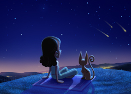 Papel de parede Brincando entre Estrelas 