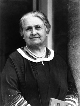 Maria Montessori, 1936 (Foto: montessoricentenary.org/ Domínio Público)