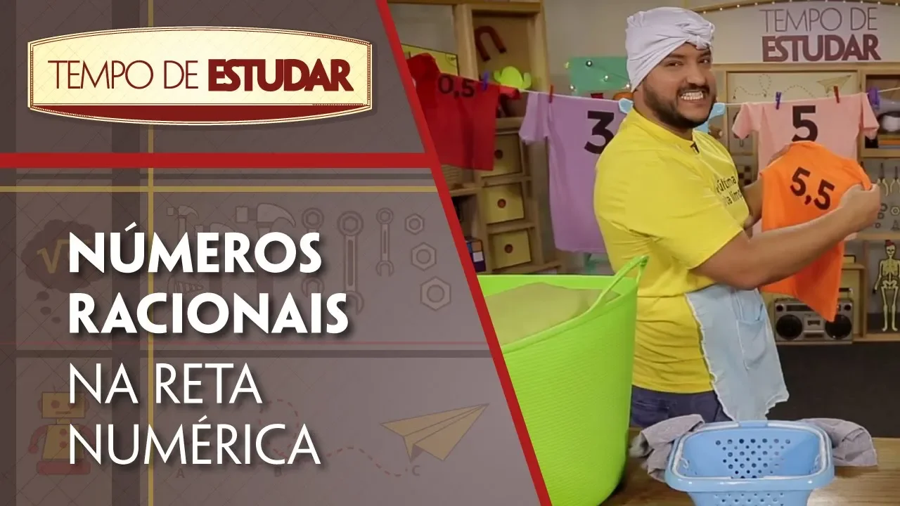 Números racionais na reta numérica